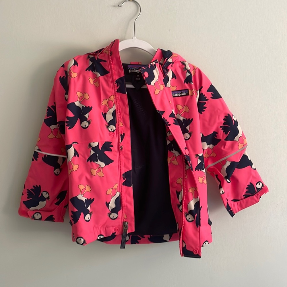 Kids Patagonia rain jacket